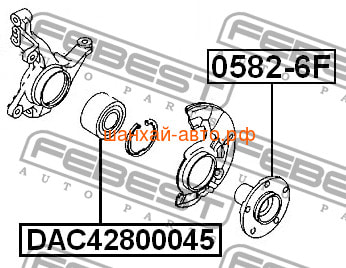    Chery Tiggo Febest DAC 42800045 (,  1)